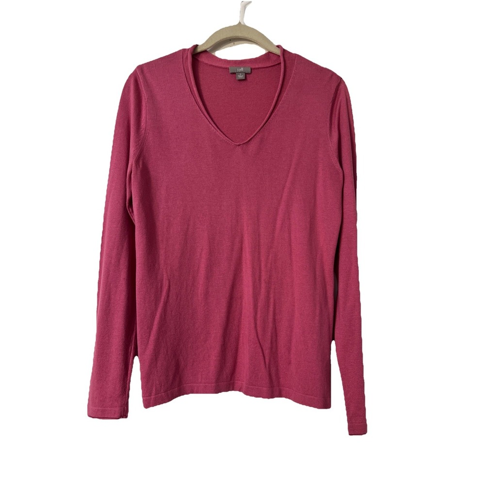 J.Jill‎ Silk  Blend  Crew Neck Light Purple Sweater Top Women's Size Small